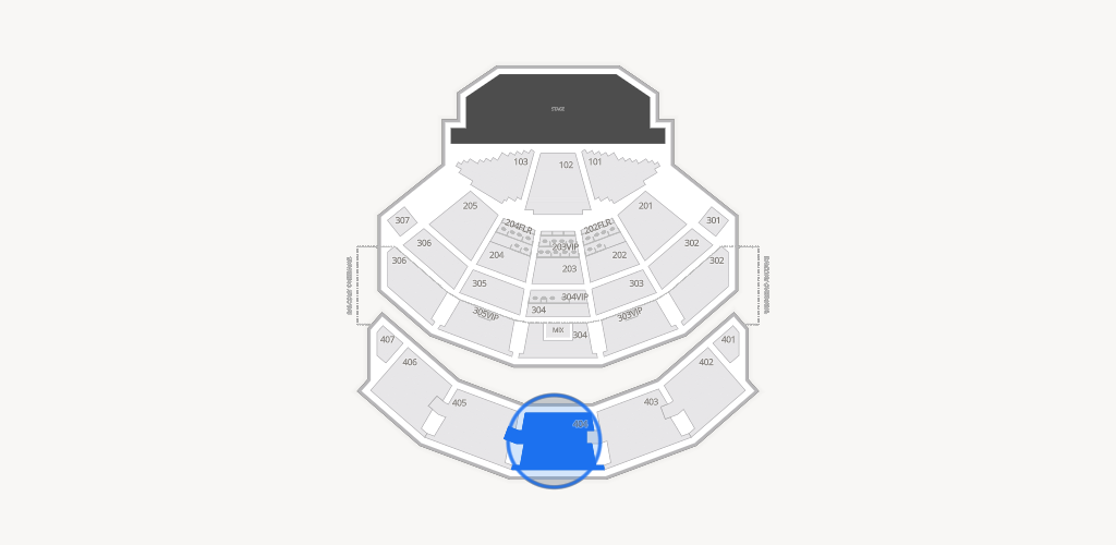 Dolby Live at Park MGM Seating Chart