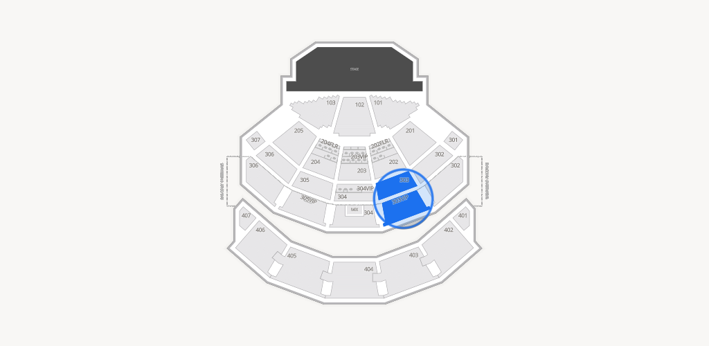 Dolby Live at Park MGM Seating Chart