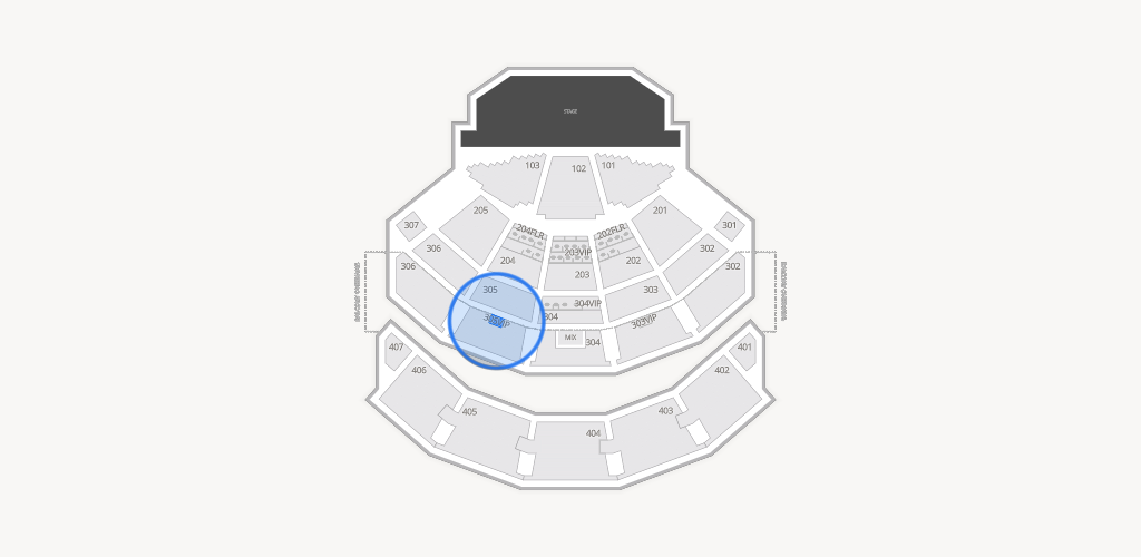 Dolby Live at Park MGM Seating Chart