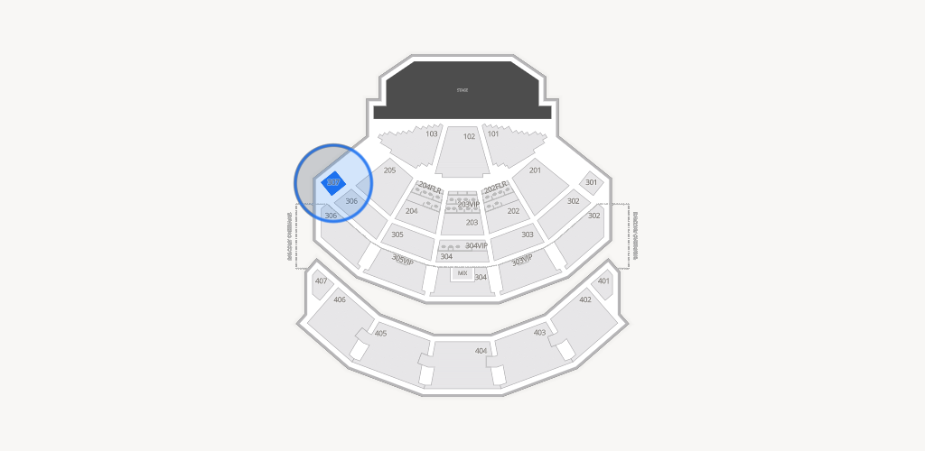 Dolby Live at Park MGM Seating Chart