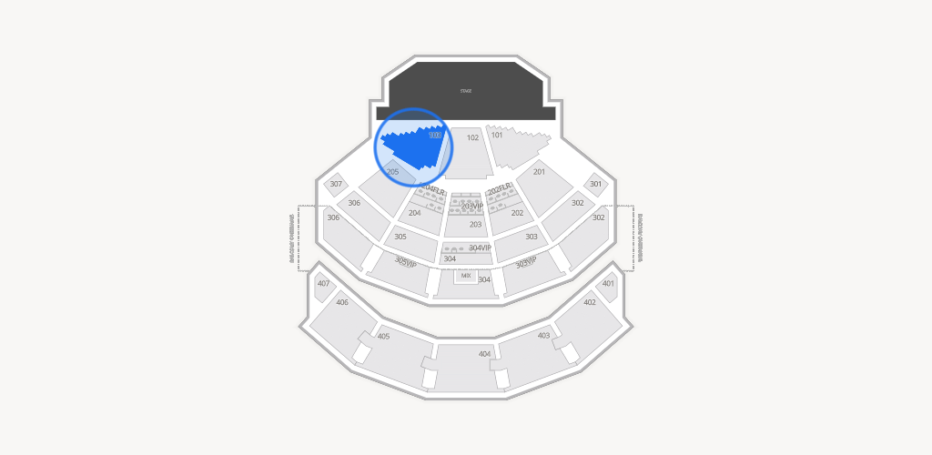 Dolby Live at Park MGM Seating Chart