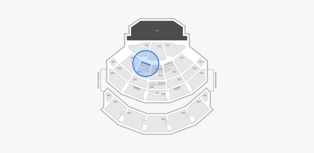 Dolby Live at Park MGM Seating Chart