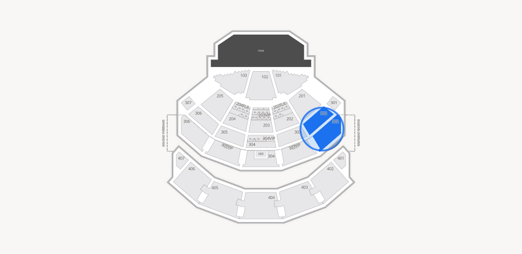 Dolby Live at Park MGM Seating Chart