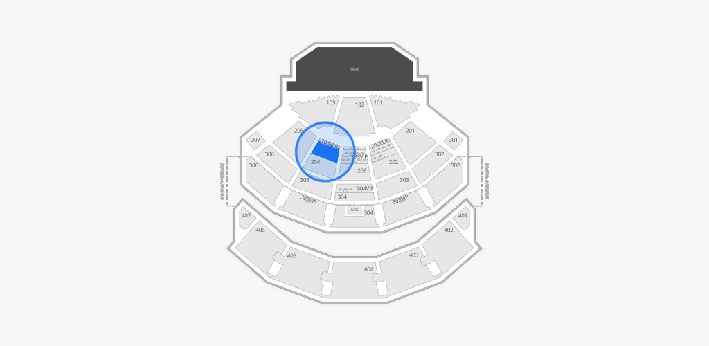 Dolby Live at Park MGM Seating Chart