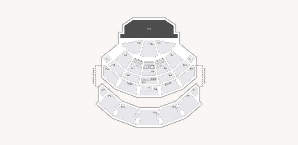 Dolby Live at Park MGM Seating Chart