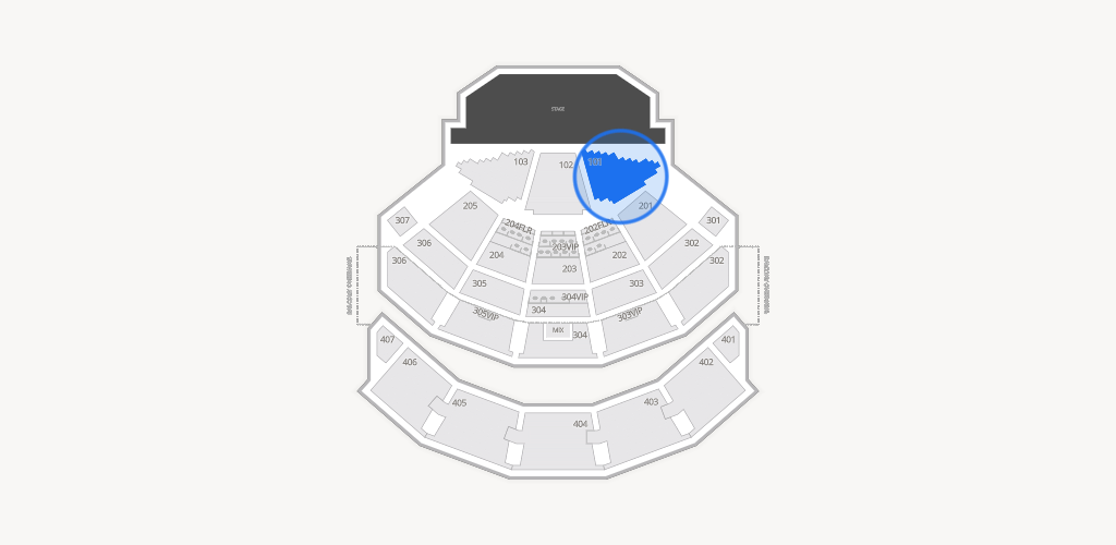 Dolby Live at Park MGM Seating Chart