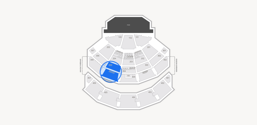 Dolby Live at Park MGM Seating Chart