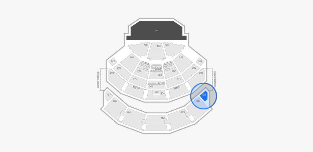 Dolby Live at Park MGM Seating Chart