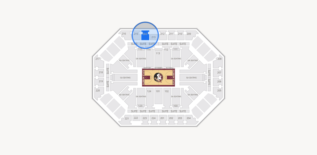 Donald L. Tucker Civic Center Seating Chart