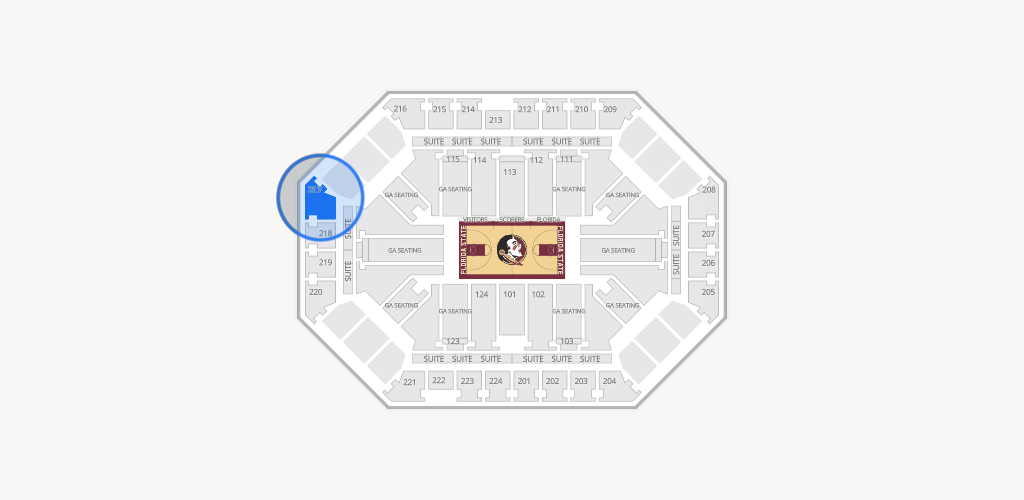 Donald L. Tucker Civic Center Seating Chart