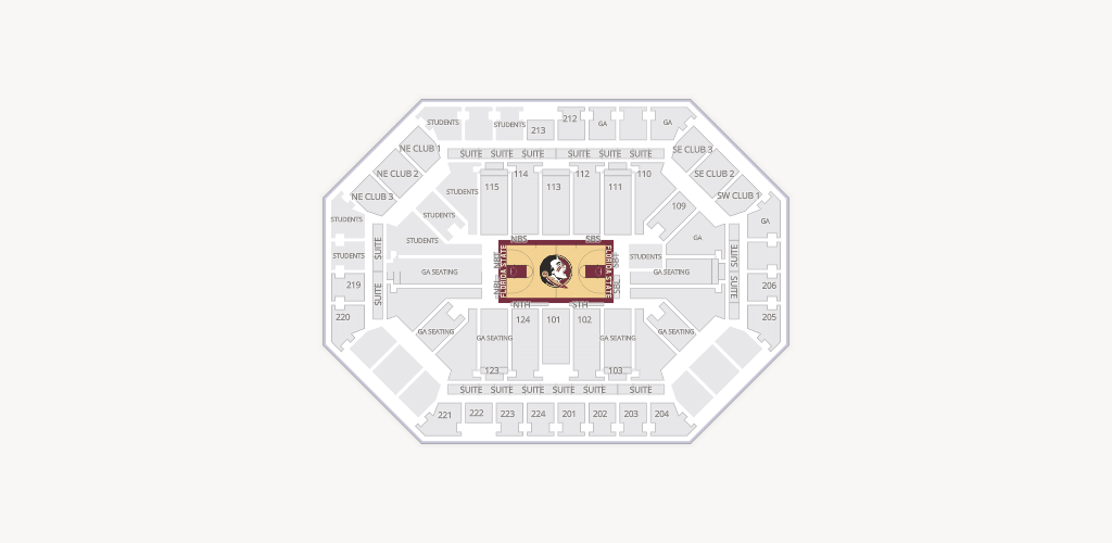Donald L. Tucker Civic Center Seating Chart