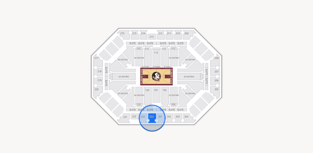 Donald L. Tucker Civic Center Seating Chart