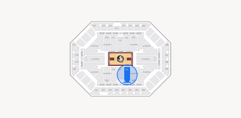 Donald L. Tucker Civic Center Seating Chart