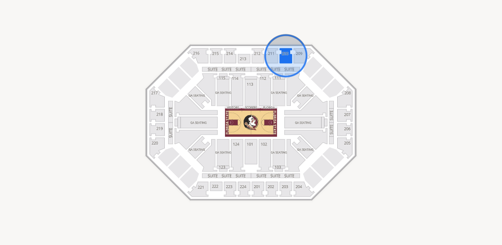 Donald L. Tucker Civic Center Seating Chart
