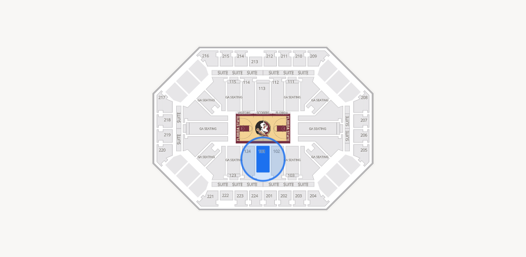 Donald L. Tucker Civic Center Seating Chart