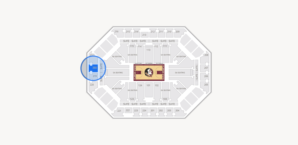 Donald L. Tucker Civic Center Seating Chart