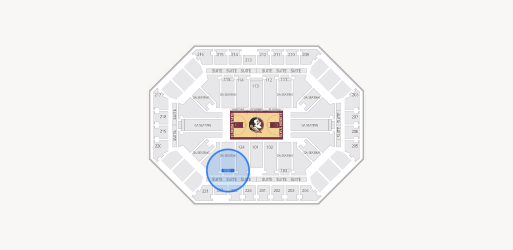 Donald L. Tucker Civic Center Seating Chart