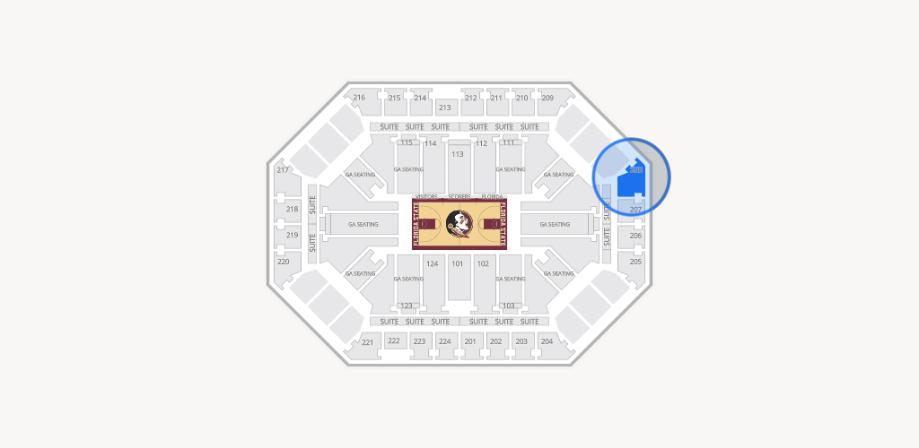 Donald L. Tucker Civic Center Seating Chart