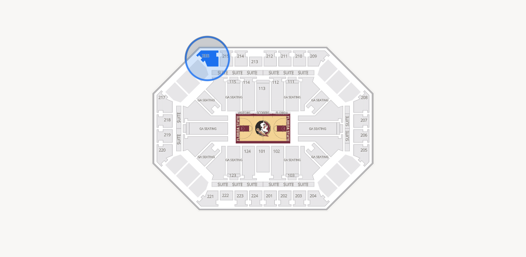 Donald L. Tucker Civic Center Seating Chart