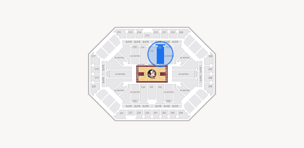 Donald L. Tucker Civic Center Seating Chart
