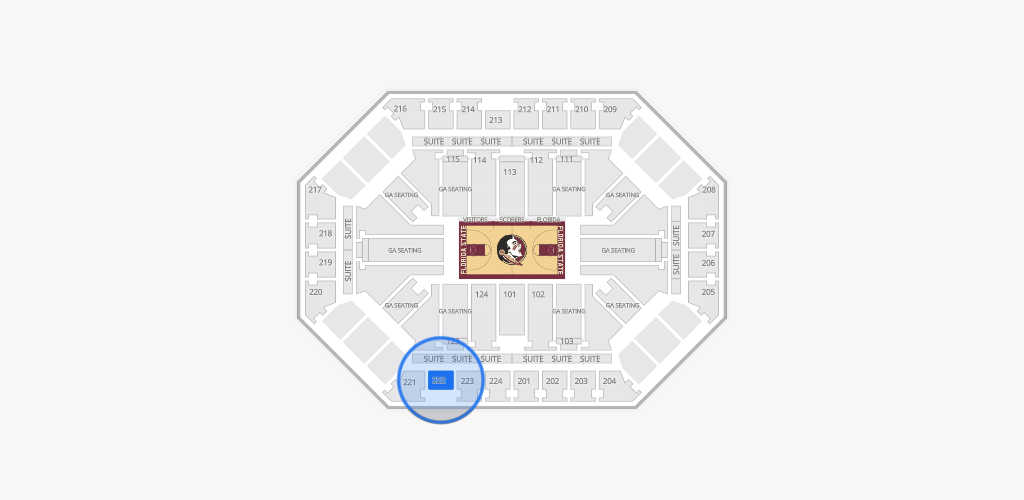Donald L. Tucker Civic Center Seating Chart