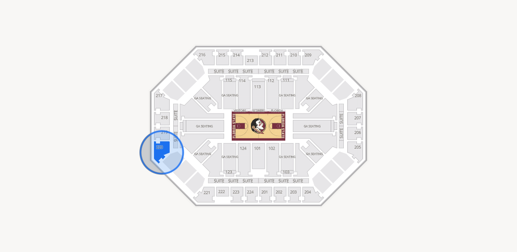 Donald L. Tucker Civic Center Seating Chart