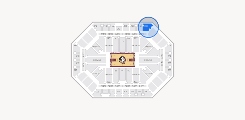 Donald L. Tucker Civic Center Seating Chart