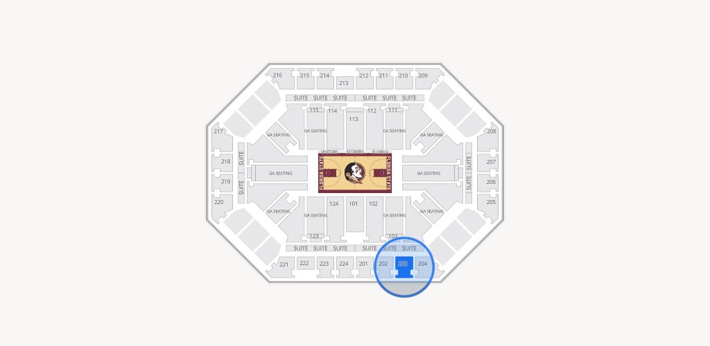 Donald L. Tucker Civic Center Seating Chart