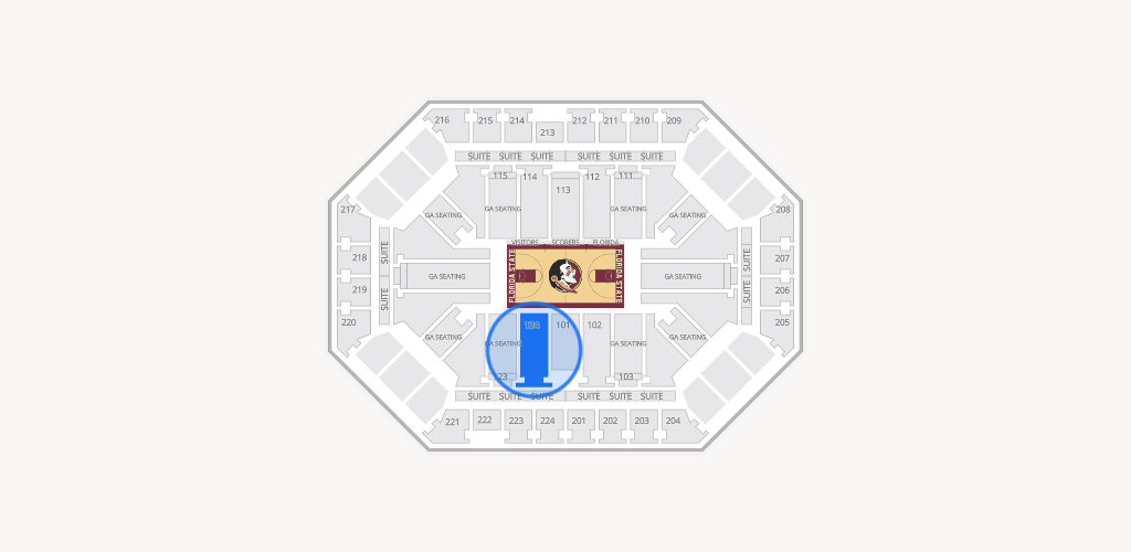 Donald L. Tucker Civic Center Seating Chart
