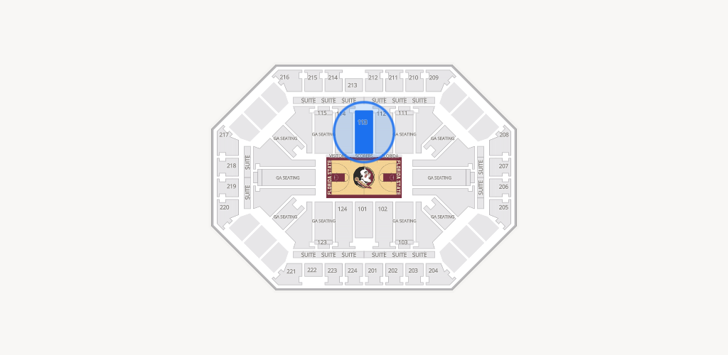 Donald L. Tucker Civic Center Seating Chart