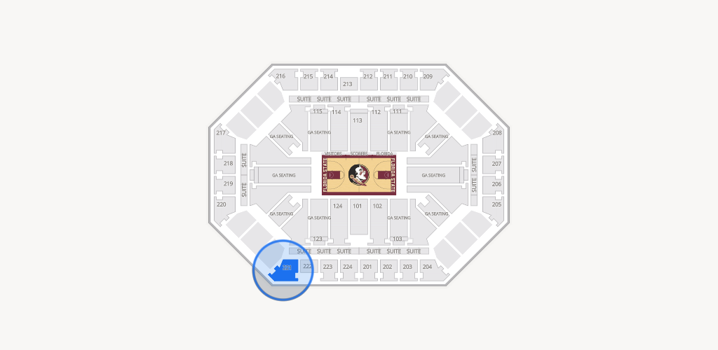Donald L. Tucker Civic Center Seating Chart