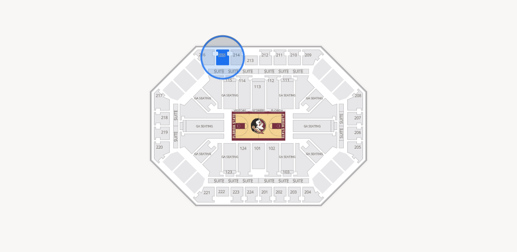Donald L. Tucker Civic Center Seating Chart