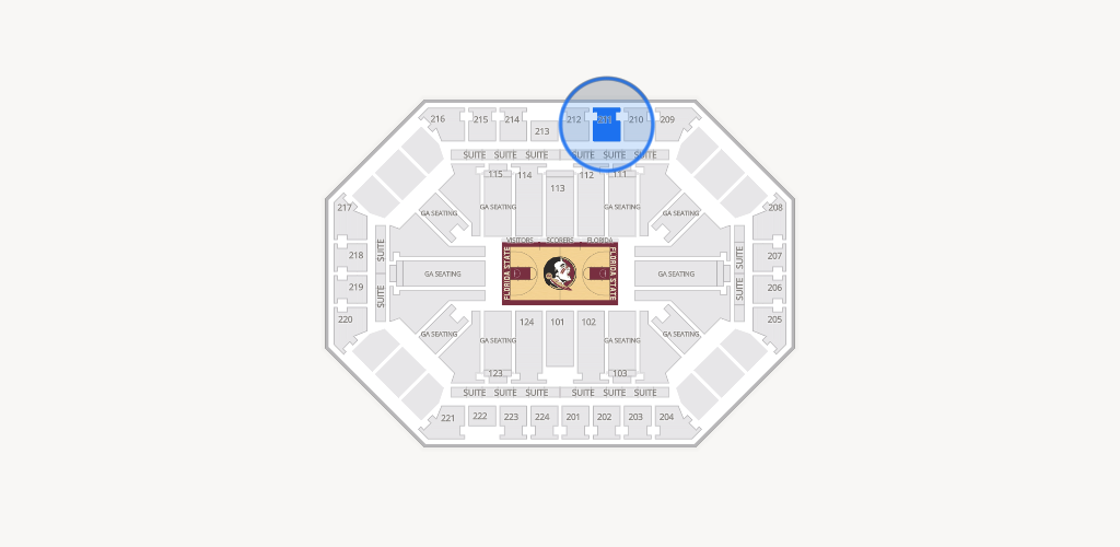 Donald L. Tucker Civic Center Seating Chart