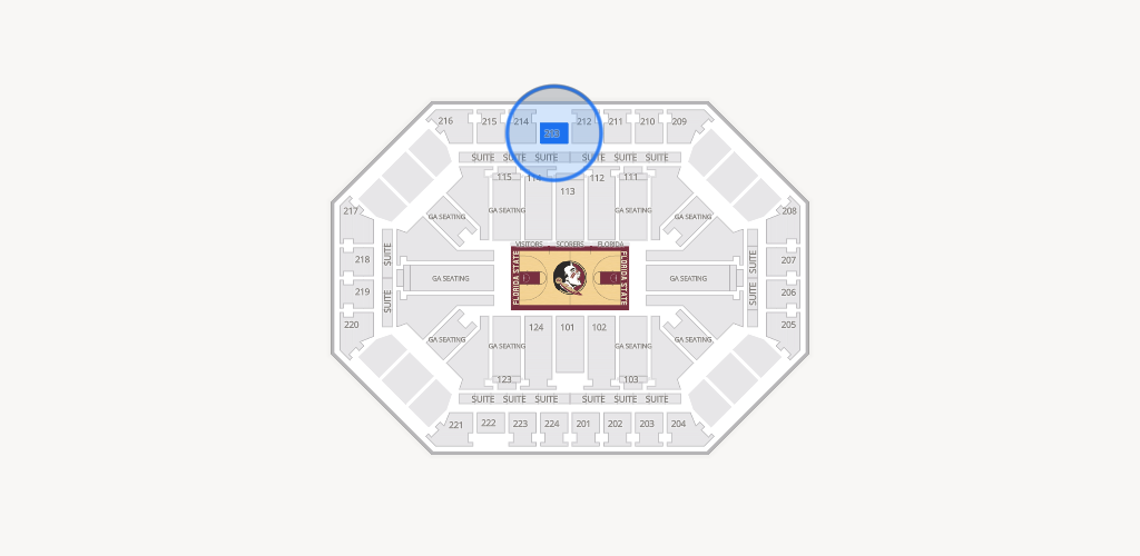 Donald L. Tucker Civic Center Seating Chart