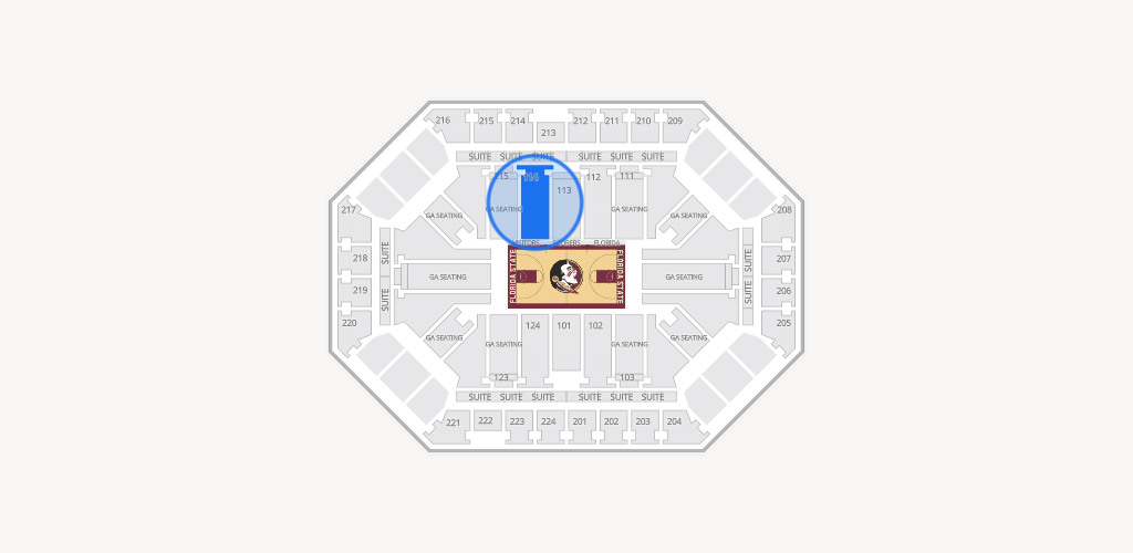Donald L. Tucker Civic Center Seating Chart