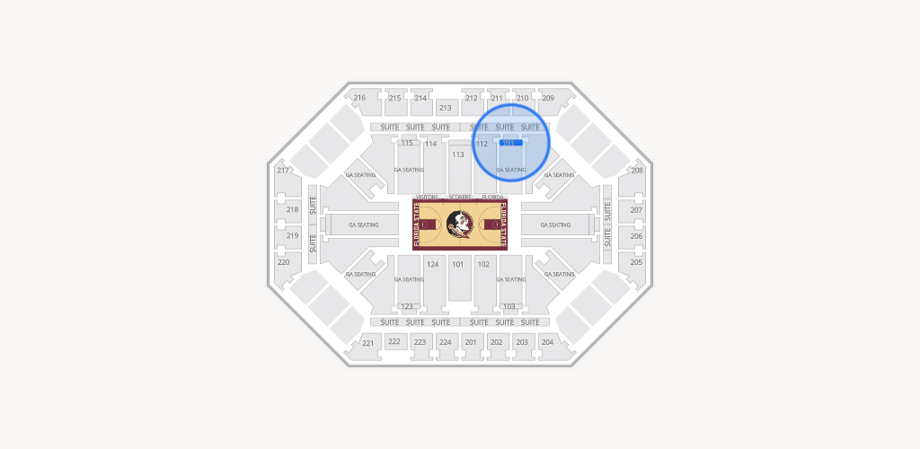 Donald L. Tucker Civic Center Seating Chart
