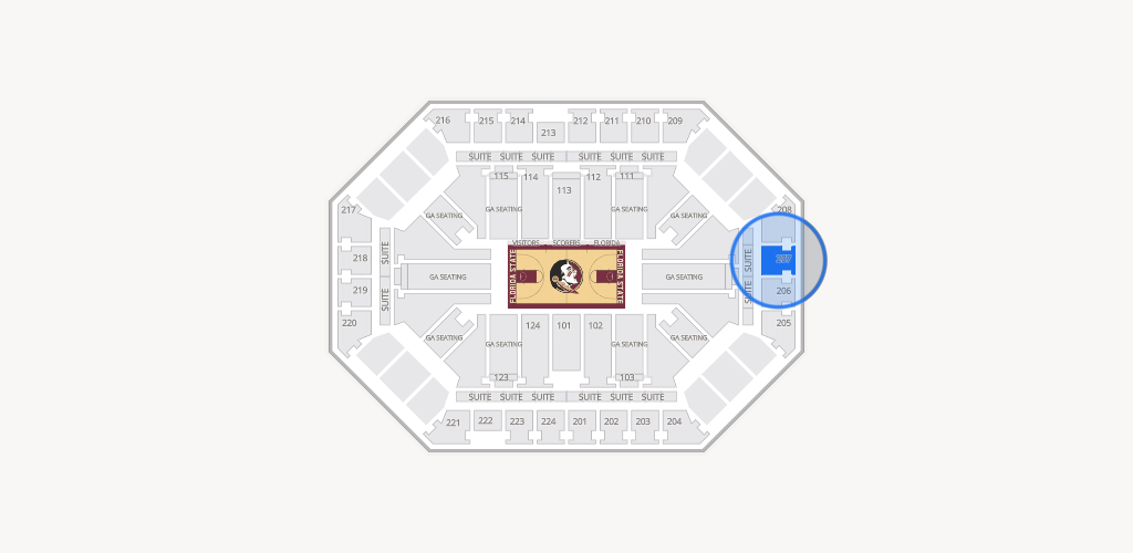 Donald L. Tucker Civic Center Seating Chart