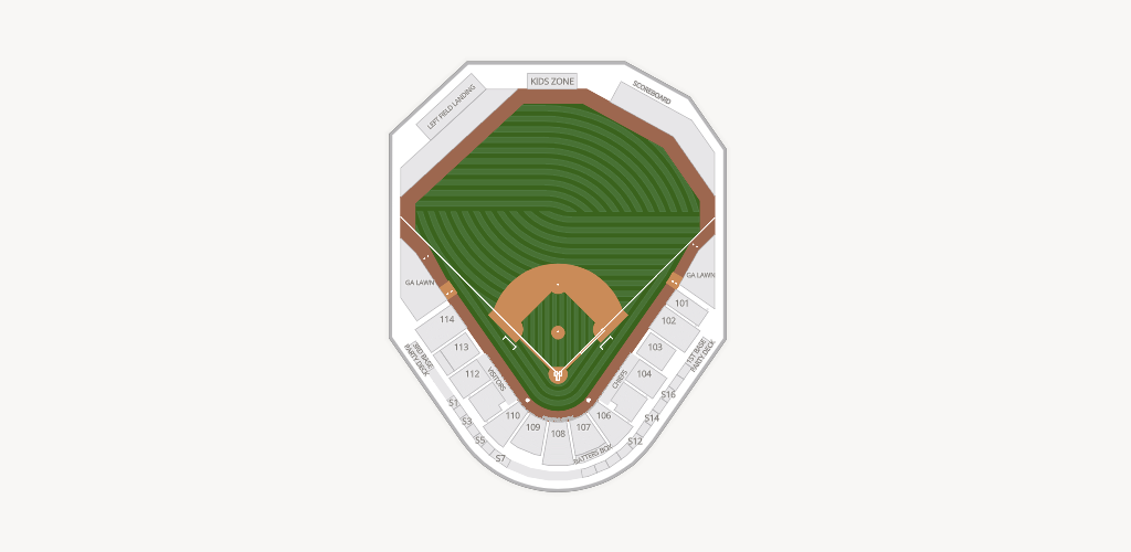 Dozer Park Seating Chart