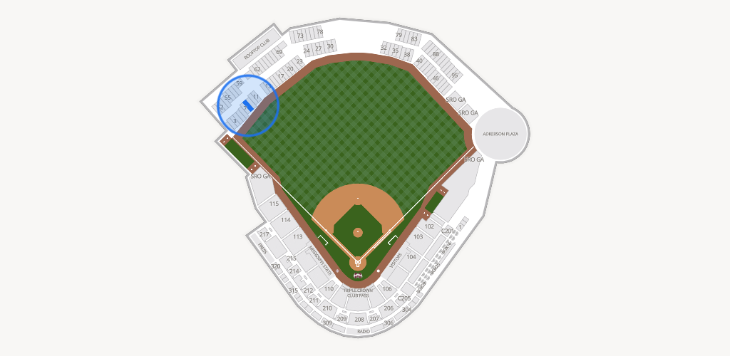 Dudy Noble Field Seating Chart