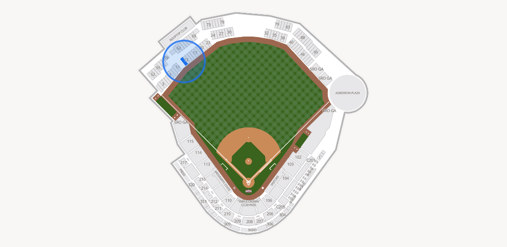 Dudy Noble Field Seating Chart
