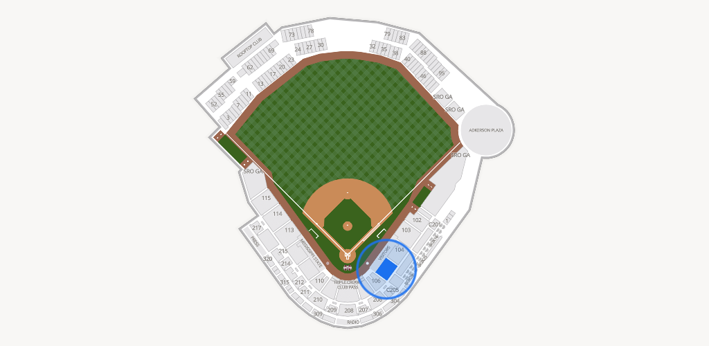 Dudy Noble Field Seating Chart