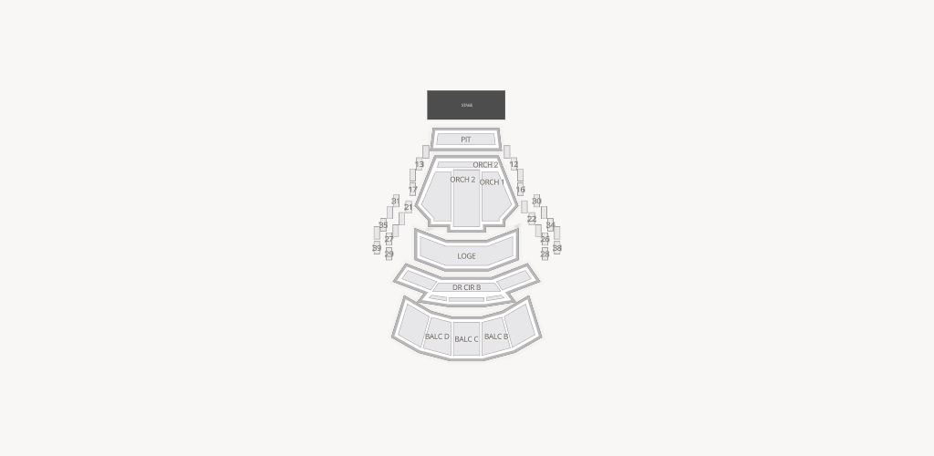 Duke Energy Center for the Arts - Mahaffey Theater Seating Chart