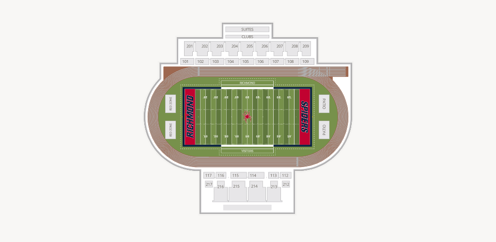 E. Claiborne Robins Stadium Seating Chart