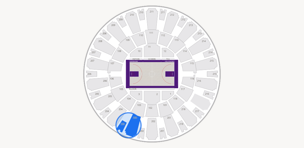 Ed & Rae Schollmaier Arena Seating Chart
