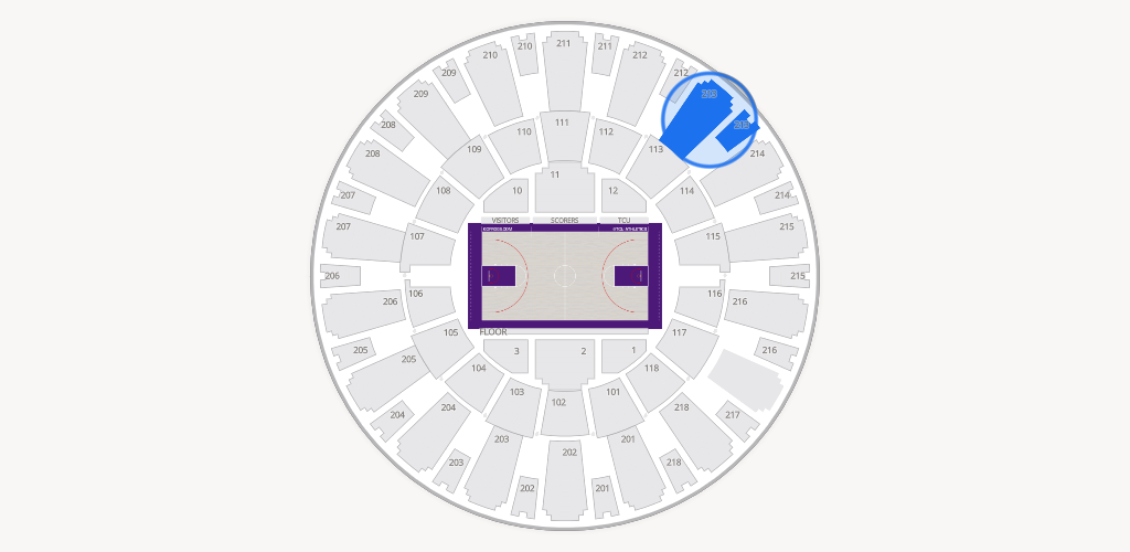 Ed & Rae Schollmaier Arena Seating Chart
