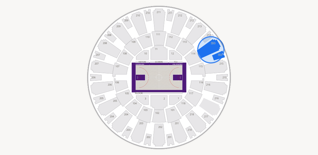 Ed & Rae Schollmaier Arena Seating Chart