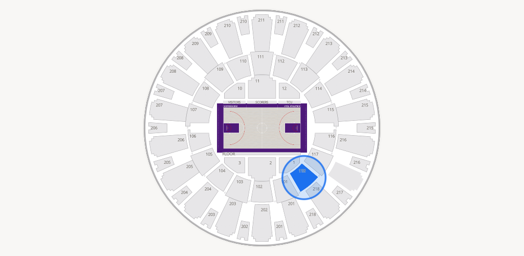 Ed & Rae Schollmaier Arena Seating Chart