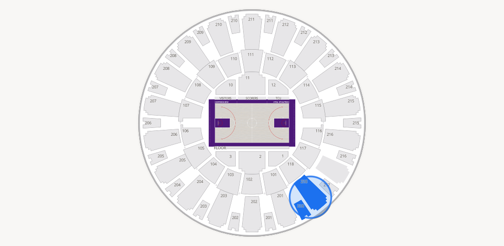 Ed & Rae Schollmaier Arena Seating Chart