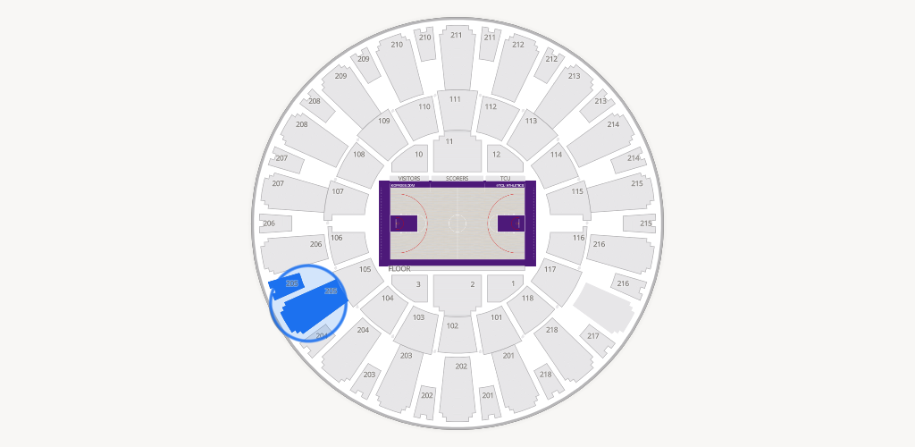 Ed & Rae Schollmaier Arena Seating Chart