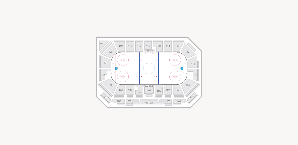 Ed Robson Arena Seating Chart